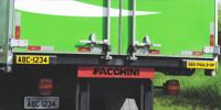 Faixa Ouro - Placas amarelas para ve&iacute;culos de transporte de cargas
